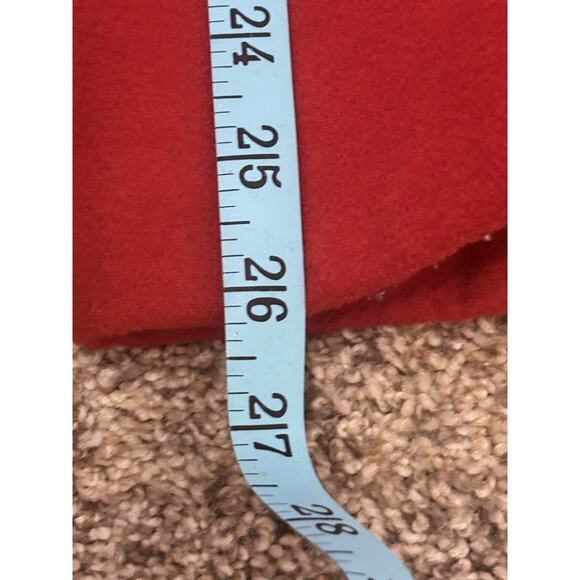 Lane Bryant Red Double Breasted Peacoat Sz 28 - Picture 11 of 14